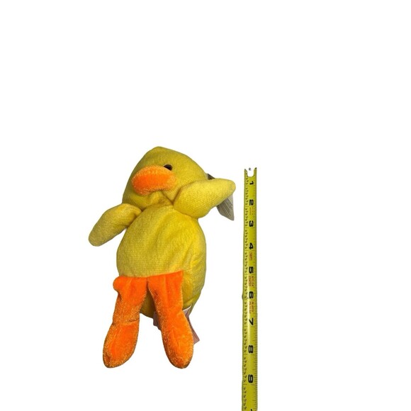 Kellytoy Bean Pals Yellow Duck Chick Plush 8” Stuffed Animal Toy NEW NWT - Picture 6 of 14